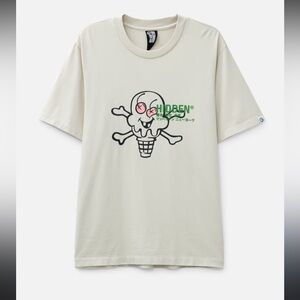 Billionaire Boys Club Tan Hidden NY x BBC Ice Cream Collaboration T-Shirt Size L